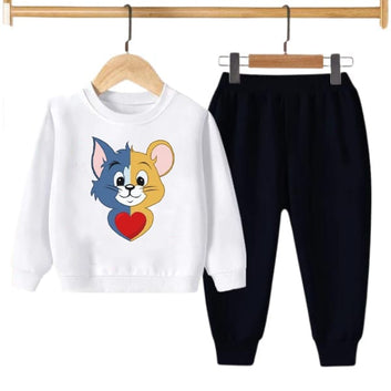 Tom And Jerry Kids Sweatshirt & Pants