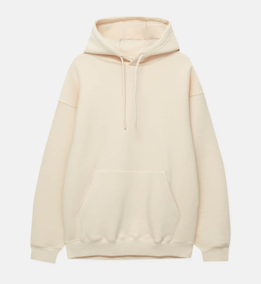 Beige Long Sleeve Hoodie