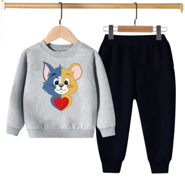 Tom And Jerry Kids Sweatshirt & Pants