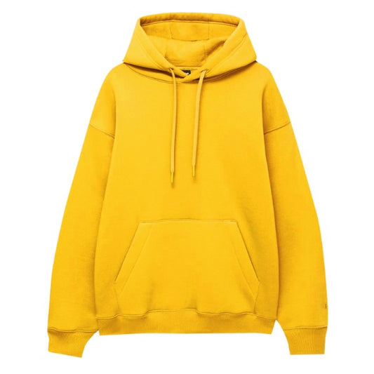 Yellow Long Sleeve Hoodie For Him