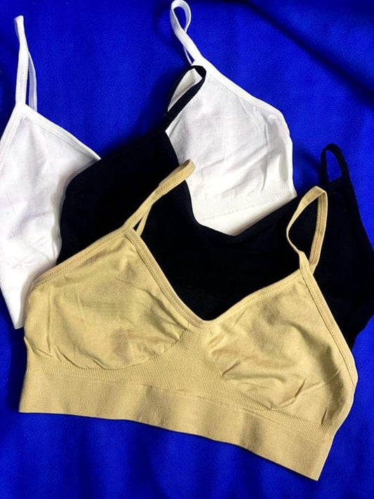 Attire Studio Set of 3 thin stripe bra