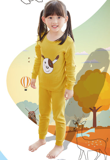 Yellow Tommy Printed Kids Nightwear