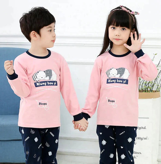 Pink Sleeping Bear Kids wear