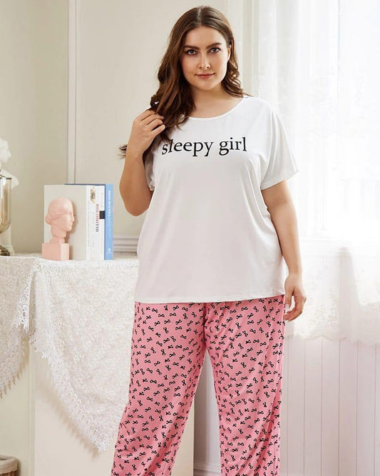 SLEEPY GIRL PRINTED NIGHT WEAR